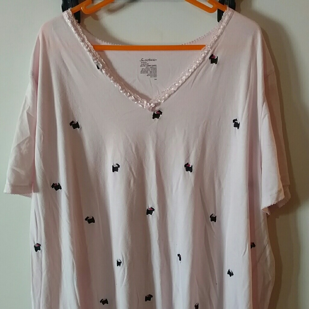 Secret Treasures 2X/3X Pink Night Gown